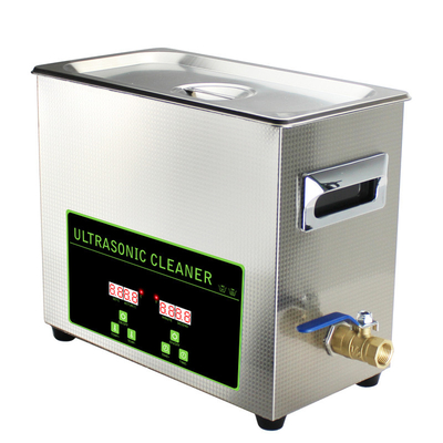 SS 304 Dental Ultrasonic Cleaner For Surgical Instruments 6.5L Tank 20 - 80C Adjust Heater
