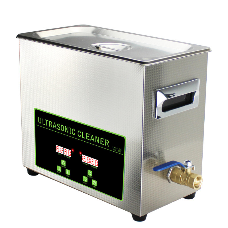 SS 304 Dental Ultrasonic Cleaner For Surgical Instruments 6.5L Tank 20 - 80C Adjust Heater